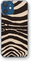 Case Company® - iPhone 12 mini hoesje - Arizona Zebra - Soft Cover Telefoonhoesje - Bescherming aan alle Kanten en Schermrand
