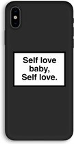 Case Company® - iPhone XS hoesje - Self love - Biologisch Afbreekbaar Telefoonhoesje - Bescherming alle Kanten en Schermrand