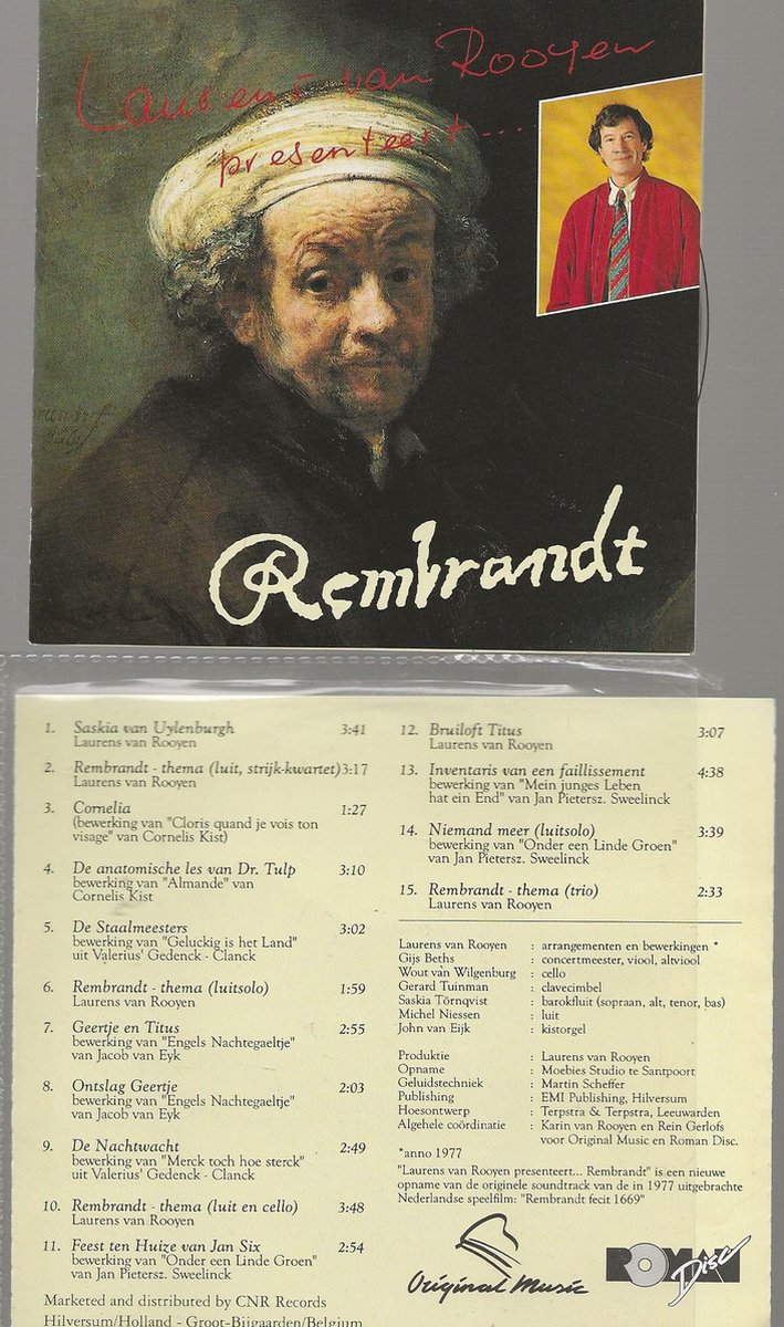 LAURENS VAN ROOYEN - REMBRANDT