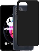 Cazy Motorola Edge 20 Lite hoesje - Soft TPU Case - Zwart