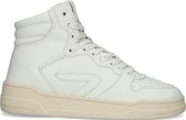 HUB Court-z High Sneakers - Leren Sneaker - Dames - Wit - Maat 40