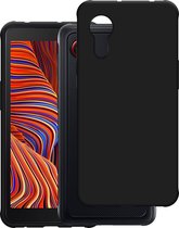 Hoesje Geschikt voor Samsung Galaxy Xcover 5 - Soft TPU case - Zwart