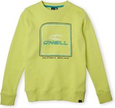 O'Neill Sweatshirts Boys ALL YEAR CREW Limegroen 104 - Limegroen 70% Cotton, 30% Recycled Polyester