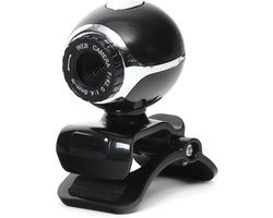 OMEGA Webcam 480p + Microfoon - zwart