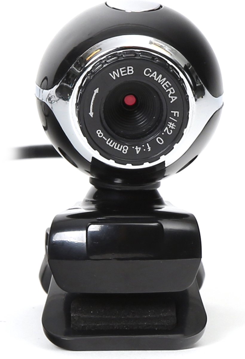 OMEGA Webcam 480p + Microfoon - zwart