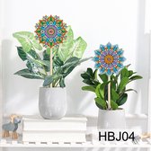 Diamond painting decoratieve plantensteker - mandala4