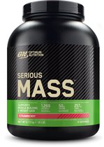 Optimum Nutrition Serious Mass - Strawberry - Mass Gainer - Weight Gainer - 2727 gram (8 servings)