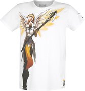 Overwatch Heren Tshirt -2XL- Mercy Wit