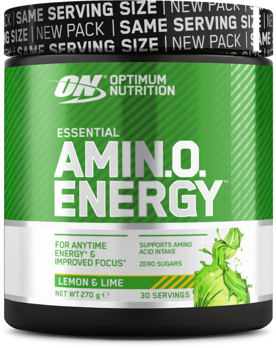 Goedkoopste Optimum Nutrition Essential Amino Energy - Lemon Lime - Pre Workout - BCAA & EAA Aminozuren - 270 gram (30 doseringen