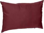 Bank/sier/tuin kussens voor binnen en buiten bordeaux rood 30 x 50 x 10 cm - Water en UV bestendig