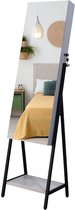 Happyment® Luxe Spiegelkast staand - Juwelenkast - Sieradenkast spiegel - Sieradendoos - Cadeau - 152x37cm