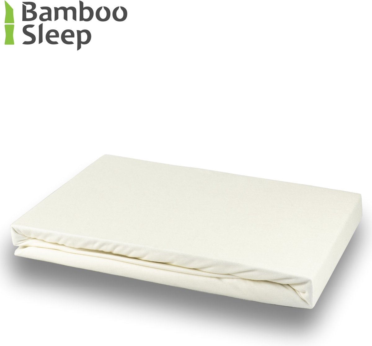 BambooSleep - 100% Bamboe hoeslaken voor matras | 180x210/220x30 cm | Puur Bamboe | Zijdezacht | Temperatuur Regulerend | Kleur ivoor