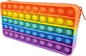 Pop it etui - Fidget toys - Pennenzak - Speelgoed - Jongens - Meisjes - Rainbow - Regenboog - multicolor - Schoencadeautjes sinterklaas