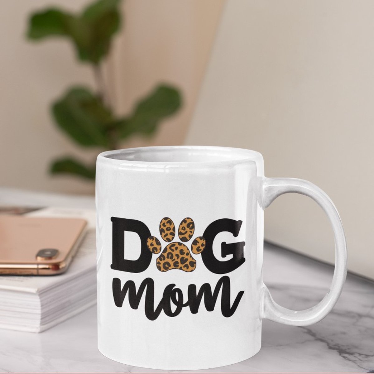 Mok Beker voor het baasje van een prachtig hondje, hond moeder, papa, hondencadeau type 8