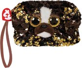 TY Fashion Portemonnee Hond Brutus 13 cm Bruin/Goud