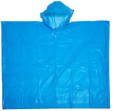 regenponcho junior 25 cm nylon blauw one-size
