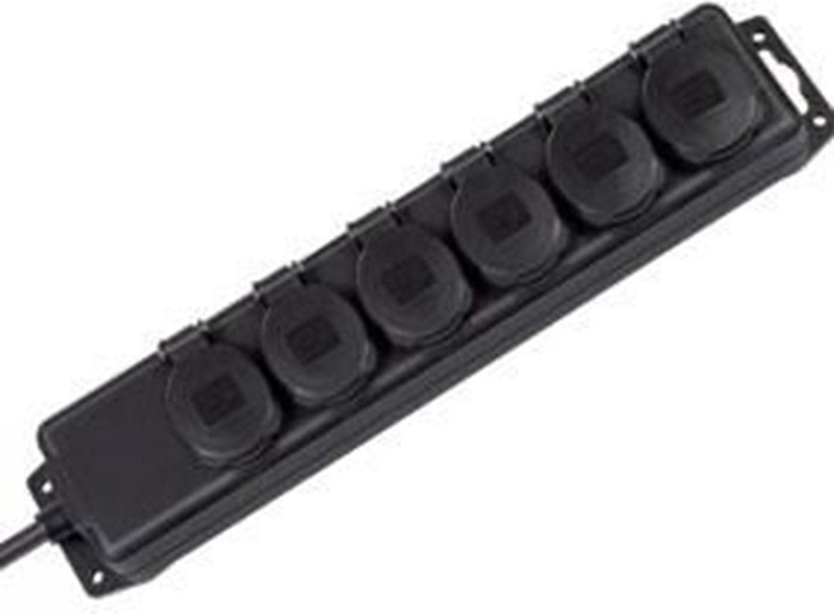 Ivana Verdeelblok - 6-weg - 5mtr - 3x2,5mm²