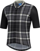 Rogelli Style Fietsshirt - Korte Mouwen - Heren - Zwart, Antraciet - Maat 3XL