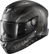 SHARK SKWAL 2 IKER LECUONA Motorhelm integraalhelm Mat Zwart Antraciet Zilver - Maat XS