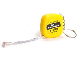 Lg-imports Sleutelhanger Meetlint 3,5 Cm Geel