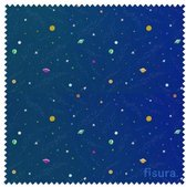 brillendoekje 14,5 x 14,5 cm microvezel blauw