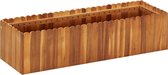 vidaXL Plantenbak verhoogd 100x30x25 cm massief acaciahout