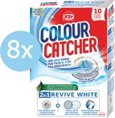 K2r Colour Catcher Sublime White Anti-kleurdoorloop doekjes - 8 x 10 stuks - Voordeelverpakking