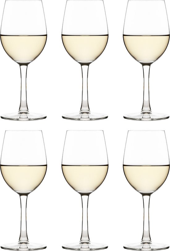 Libbey Wijnglazen Witte Wijn Endura – 270 ml / 27 cl - 6 Stuks - Vaatwasserbestendig - Tijdloos - Sterke kwaliteit