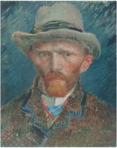 Zelfportret Vincent van Gogh - Foto op plexiglas 80x120cm incl. gratis ophangsysteem - wanddecoratie