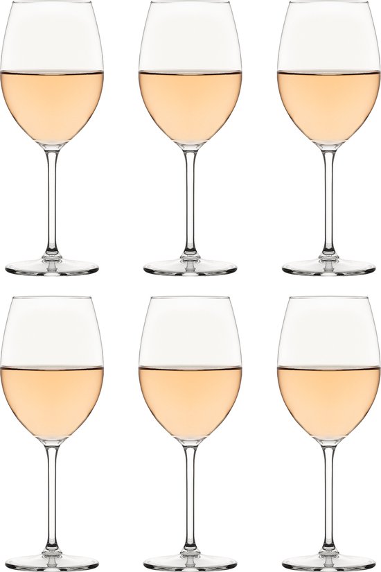 Libbey Wijnglazen Witte Wijn Eres – 320 ml / 32 cl - 6 Stuks - Vaatwasserbestendig - Klassiek design
