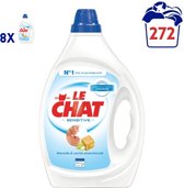 Le Chat Sensitive Vloeibaar Wasmiddel  - 8 x 1,7 l (272 Wasbeurten)