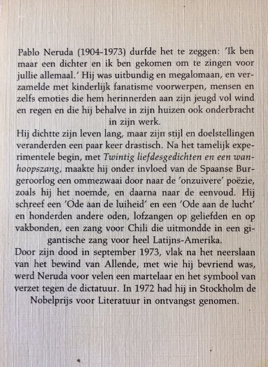 Gedichten, Neruda Pablo 9789026309915 Boeken