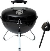 Tafel-barbecue 37 x 37 x 40 cm (lxbxh) deksel met ventilatierooster BBQ tuin
