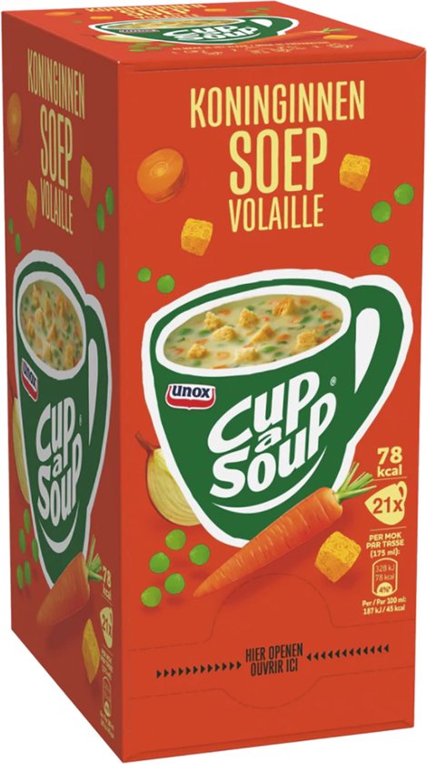 Unox Cup-a-Soup Koninginnensoep Doos 21 zakken x 0,83 cl