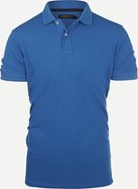 Steppin' Out Mannen  Steppin' Out Lente/Zomer 2022  Classic Polo Mannen - Regular Fit - Katoen - Blauw (XXL) Blauw Katoen Maat: XXL