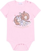 Roze babyromper met korte mouwen - Bambi DISNEY / 80