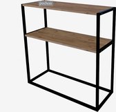 Pochon Home - Dressoir - Pijnboom - 2 Vakken - Industrieel - 90x90x33