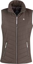 BJØRNSON SIRI Bodywarmer Dames - Winddicht Nylon Gevoerd - Maat 54 - Bruin