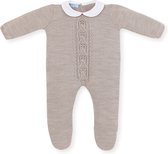 Mac Ilusion - Beige onesie - maat 50 - 0 maanden