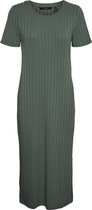 Vero Moda VMAGGI RIB CALF DRESS - Laurel Wreath Green