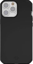 Itskins Hoesje Siliconen Geschikt voor iPhone 13 Pro - Itskins Silk MagSafe Backcover - Zwart