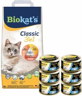 Biokat's Classic & GimCat ShinyCat Filet Tonijn Pakket
