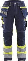 Blaklader High Vis werkbroek met stretch 1794-1370 - Marine/High Vis Geel - C52