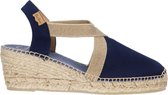 Toni Pons Tona Dames Espadrilles Mari | Blauw | Suède | Maat 39