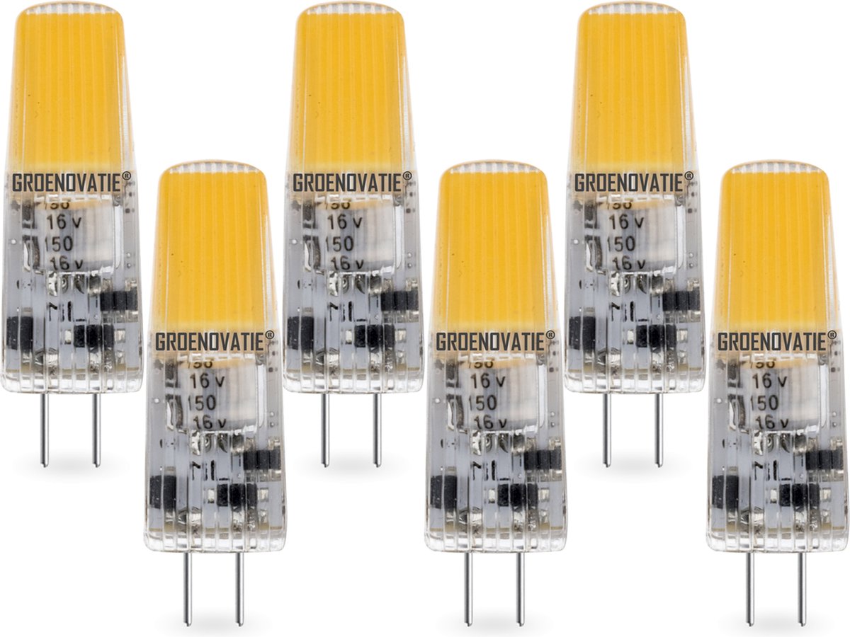 Groenovatie G4 LED Lamp - 2W - Warm Wit - Dimbaar - 6-Pack