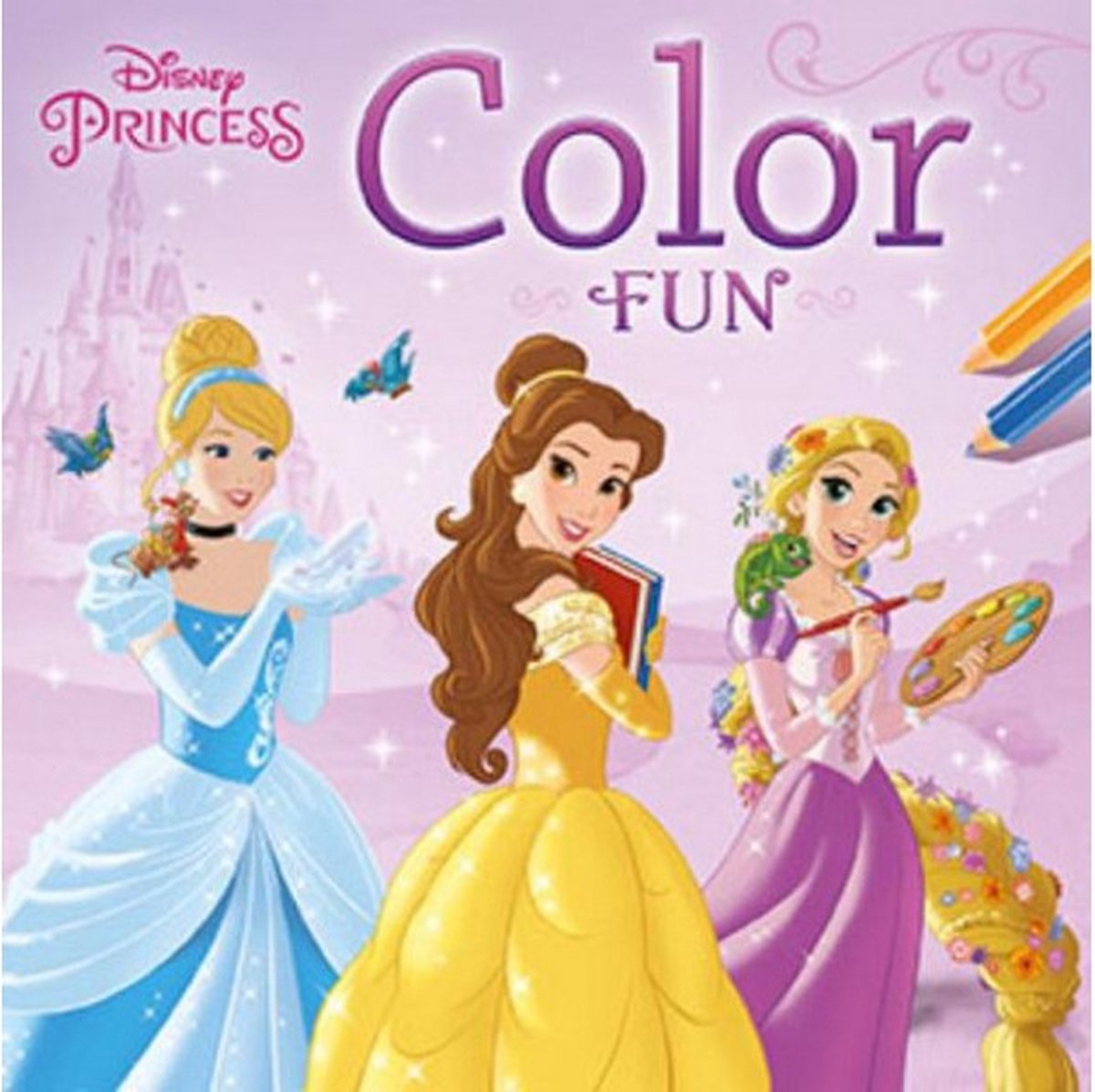 kleurboek Color Fun Princess 22 cm