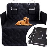 Hondendeken Auto Kofferbak - Hondenkleed Beschermhoes Hond - Inc Bumperbescherming - Waterproof & Antislip - Zwart - 185 x 103 CM