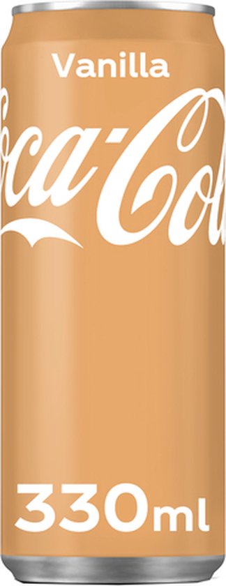Coca Cola Vanilla Blikjes Tray 24 Stuks 33cl