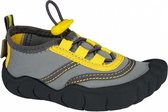 waterschoenen Foot Print junior grijs/geel maat 23