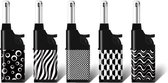 Wegwerp piezo - mini mpl - black and white - display (25-stuks)